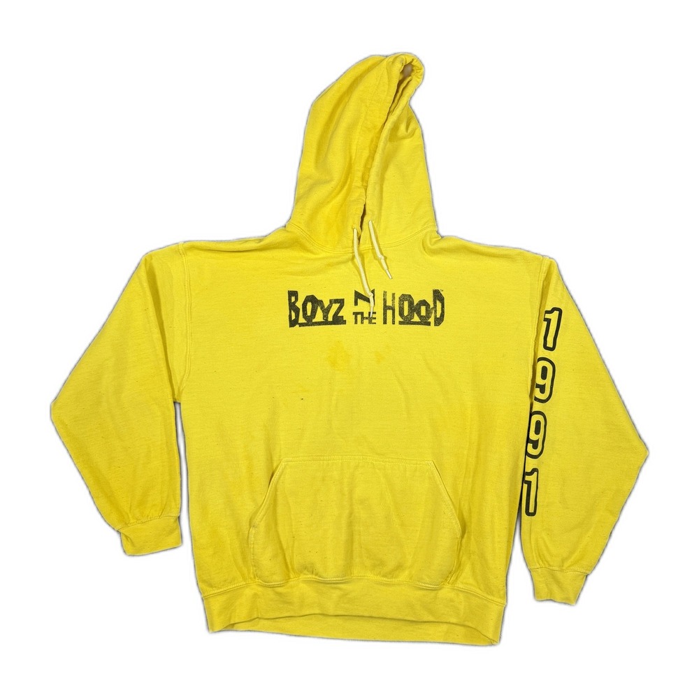 Philcos Boyz N The Hood Hoodie Yellow Graphic 1991 South Central Mens Large